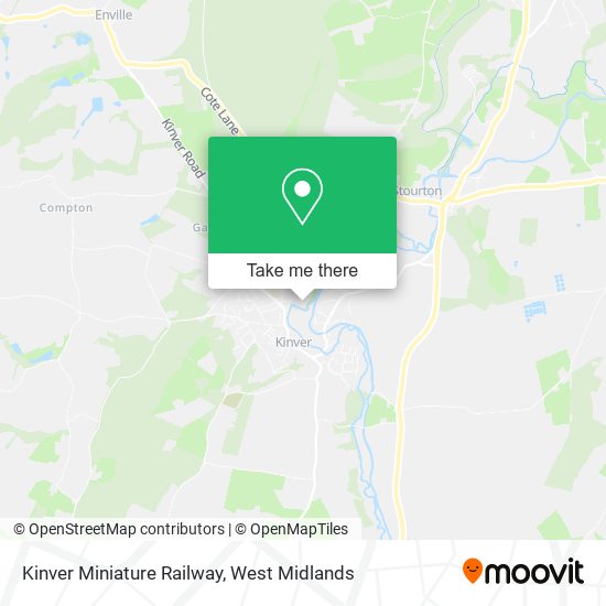 Kinver Miniature Railway map