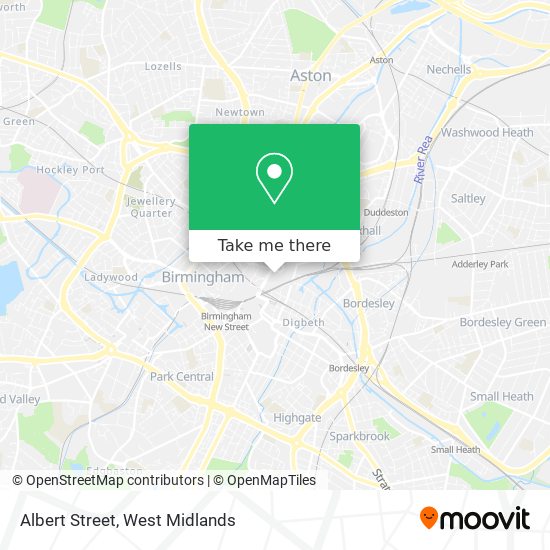 Albert Street map