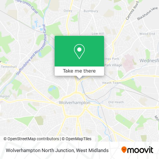 Wolverhampton North Junction map