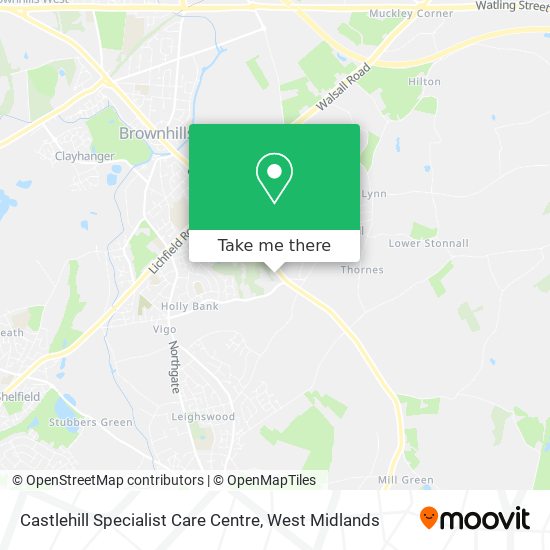 Castlehill Specialist Care Centre map
