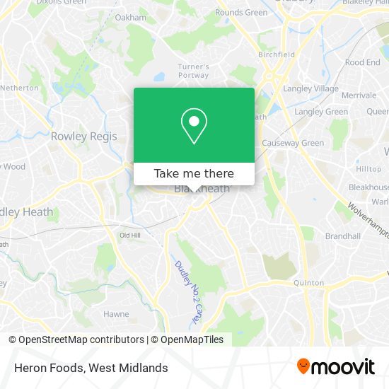 Heron Foods map