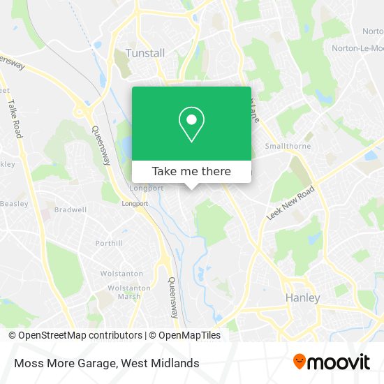 Moss More Garage map