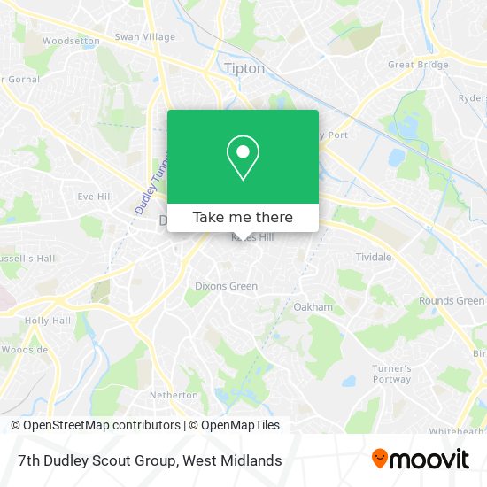 7th Dudley Scout Group map