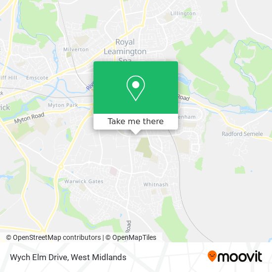 Wych Elm Drive map