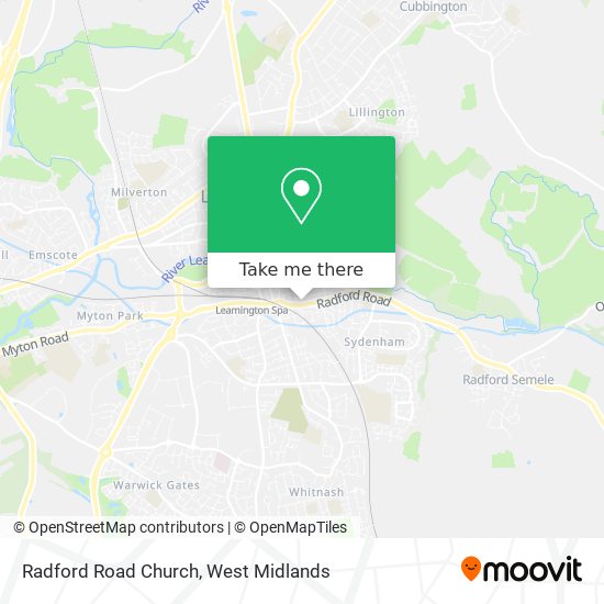 Radford Road Church map