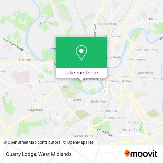 Quarry Lodge map