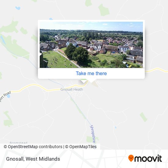 Gnosall map