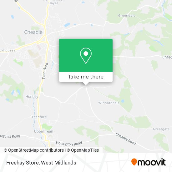 Freehay Store map