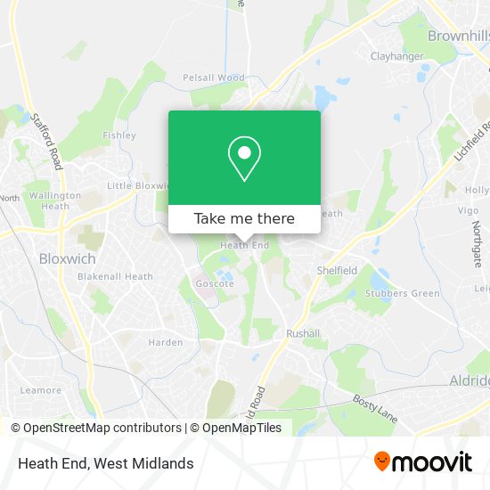 Heath End map