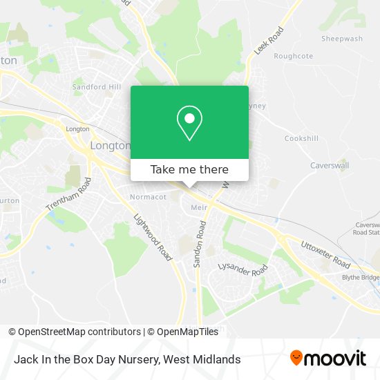 Jack In the Box Day Nursery map