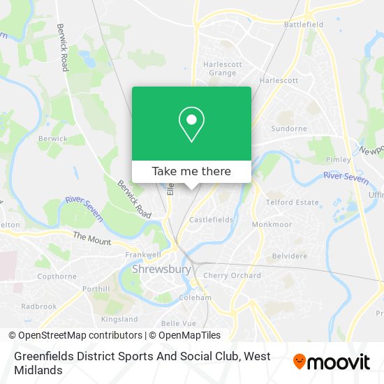 Greenfields District Sports And Social Club map