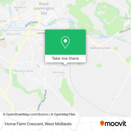 Home Farm Crescent map