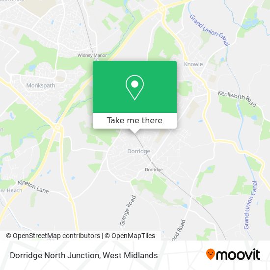 Dorridge North Junction map