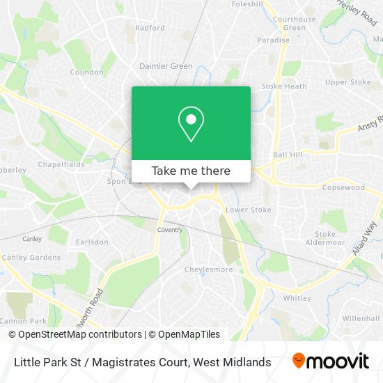 Little Park St / Magistrates Court map