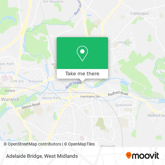 Adelaide Bridge map