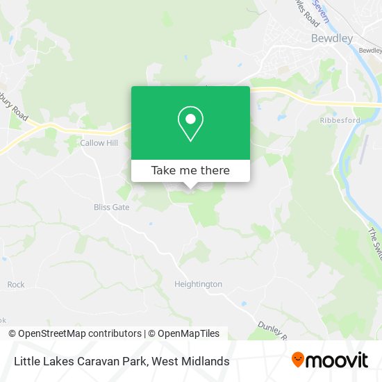 Little Lakes Caravan Park map