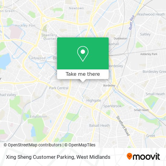 Xing Sheng Customer Parking map