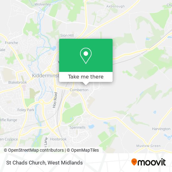 St Chads Church map