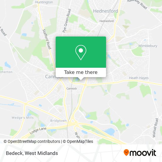 Bedeck map