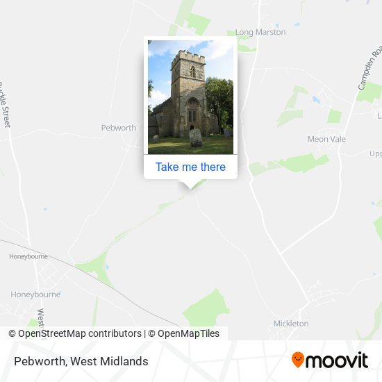 Pebworth map