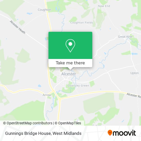 Gunnings Bridge House map