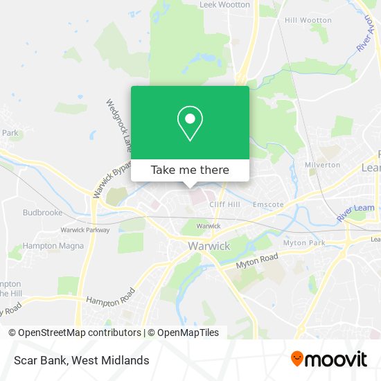 Scar Bank map