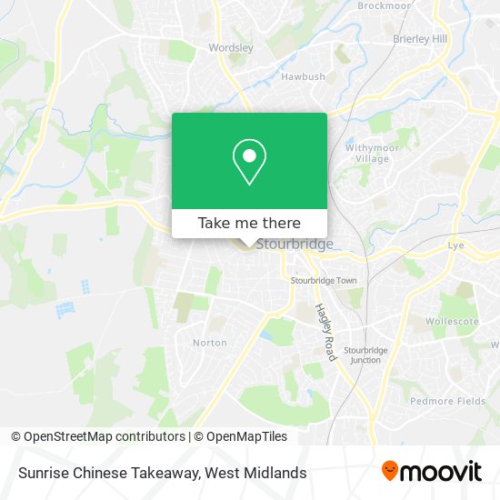 Sunrise Chinese Takeaway map