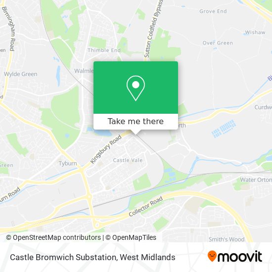 Castle Bromwich Substation map