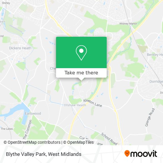 Blythe Valley Park map