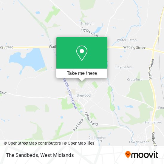 The Sandbeds map