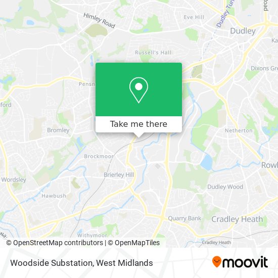 Woodside Substation map