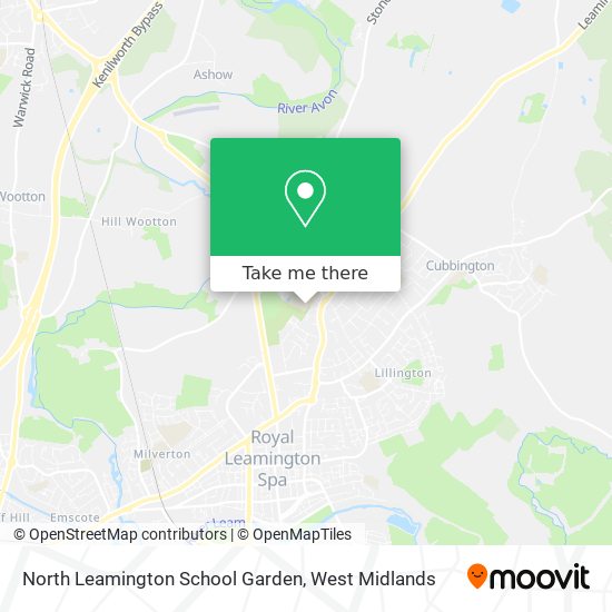 North Leamington School Garden map