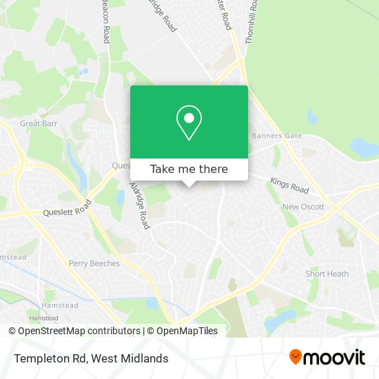 Templeton Rd map