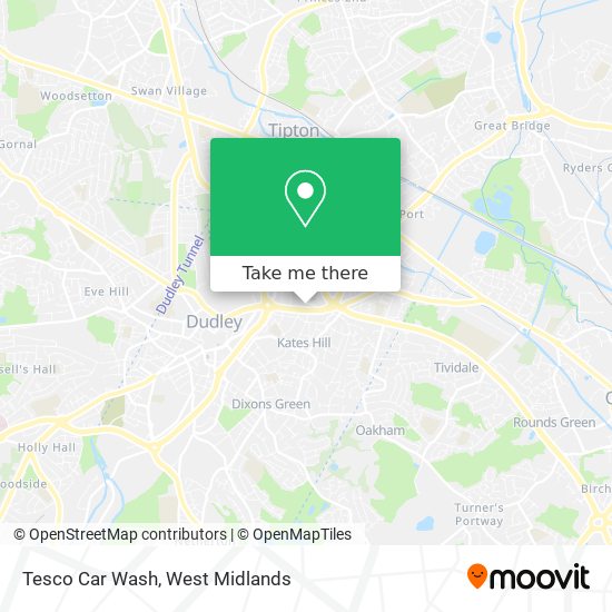 Tesco Car Wash map