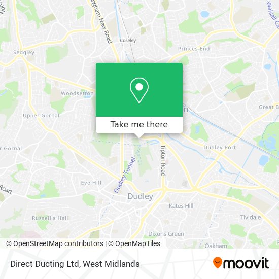 Direct Ducting Ltd map