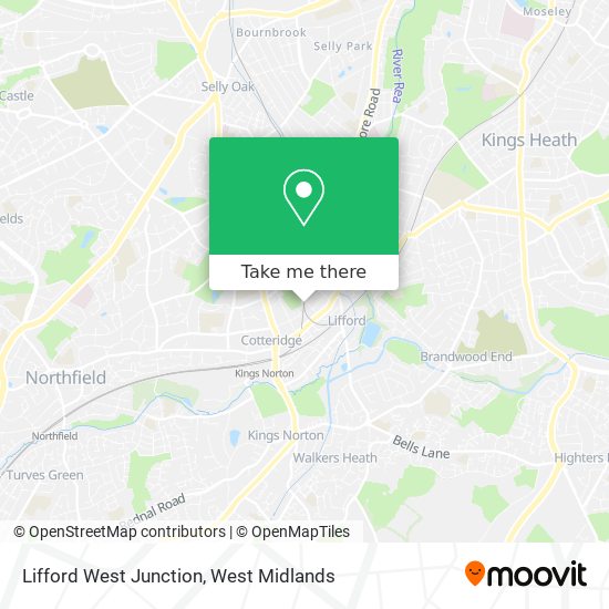 Lifford West Junction map