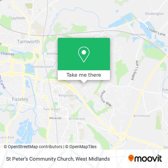 St Peter's Community Church map