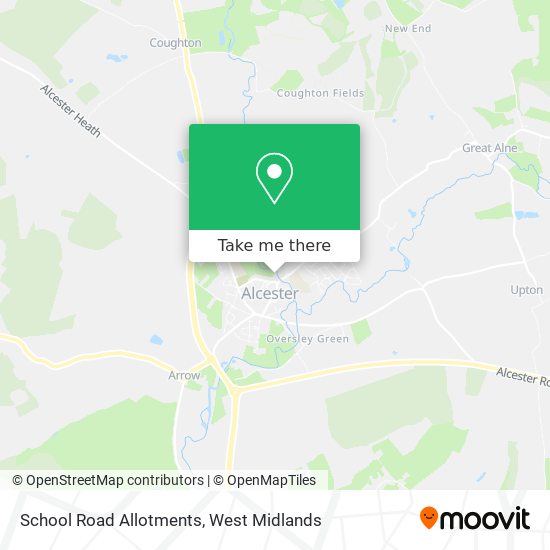 School Road Allotments map