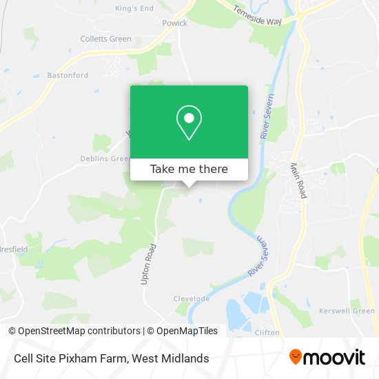 Cell Site Pixham Farm map