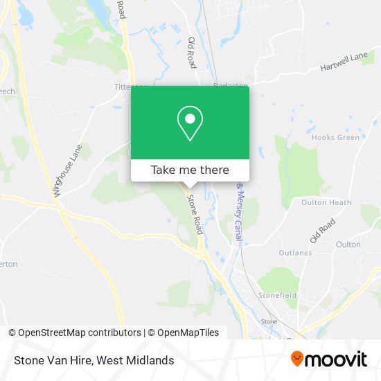 Stone Van Hire map