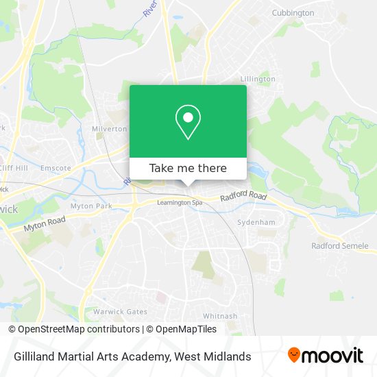 Gilliland Martial Arts Academy map
