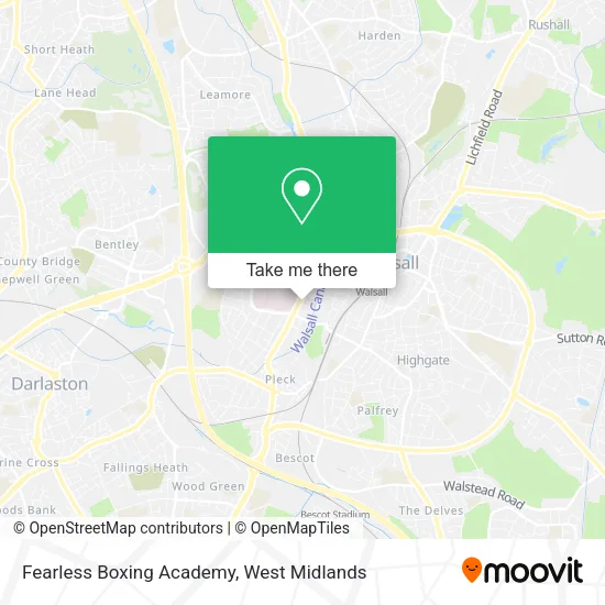 Fearless Boxing Academy map