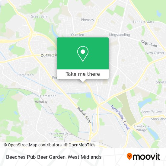 Beeches Pub Beer Garden map