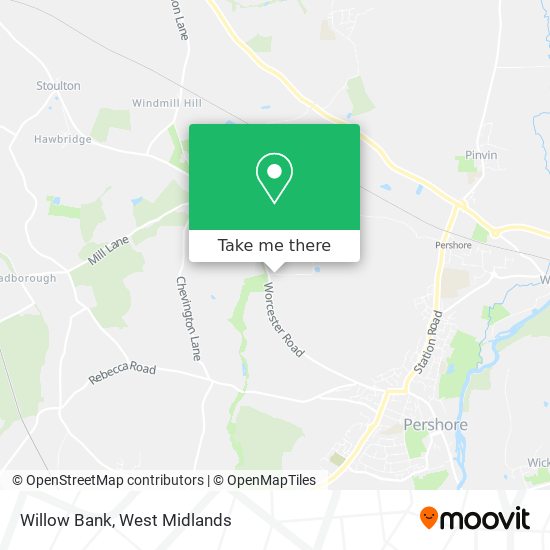 Willow Bank map