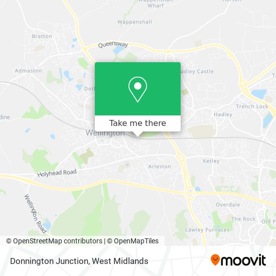 Donnington Junction map