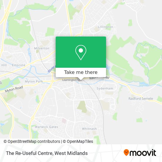 The Re-Useful Centre map