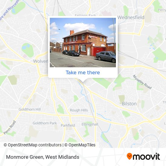 Monmore Green map