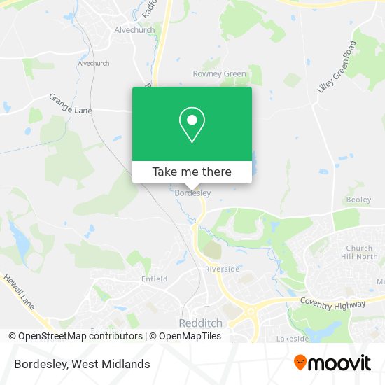 Bordesley map