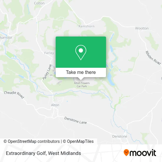 Extraordinary Golf map