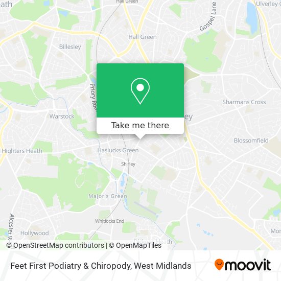 Feet First Podiatry & Chiropody map
